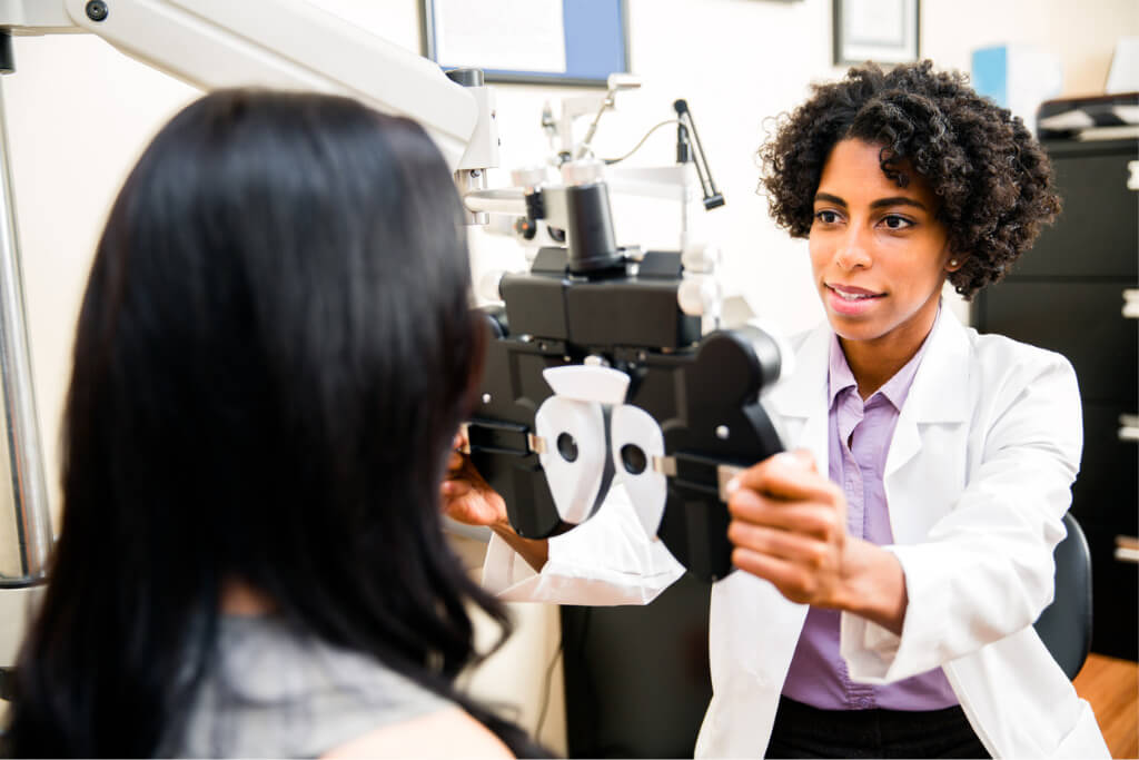 function test of the visual system followed by proper binocular vision therapy